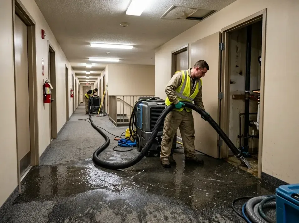 multi-unit-apartment-hallway-f-005 — frequently asked questions, Emergency Burst Pipe Water Extraction & Removal in Bluffton…